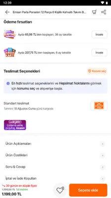 Hepsiburada android App screenshot 8